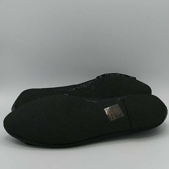 COCO Jumbo Black Snake Skin Pointed Toe Flat Shoe - Picture 7 of 12